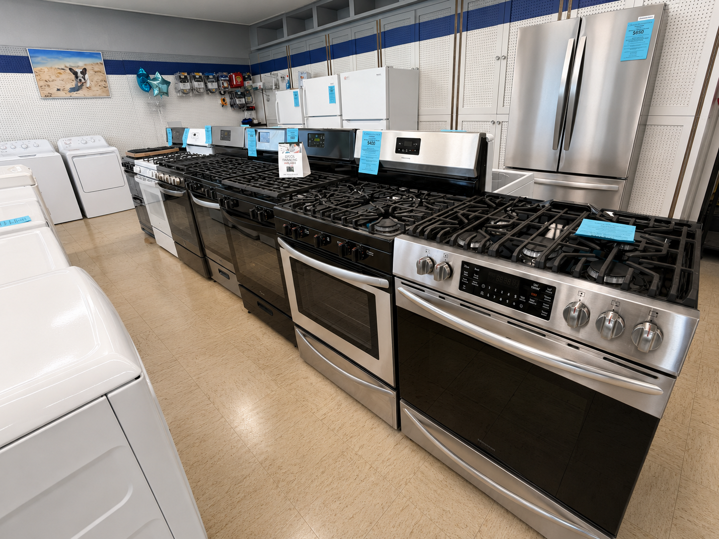 Camden's Used Appliance Outlet showroom
