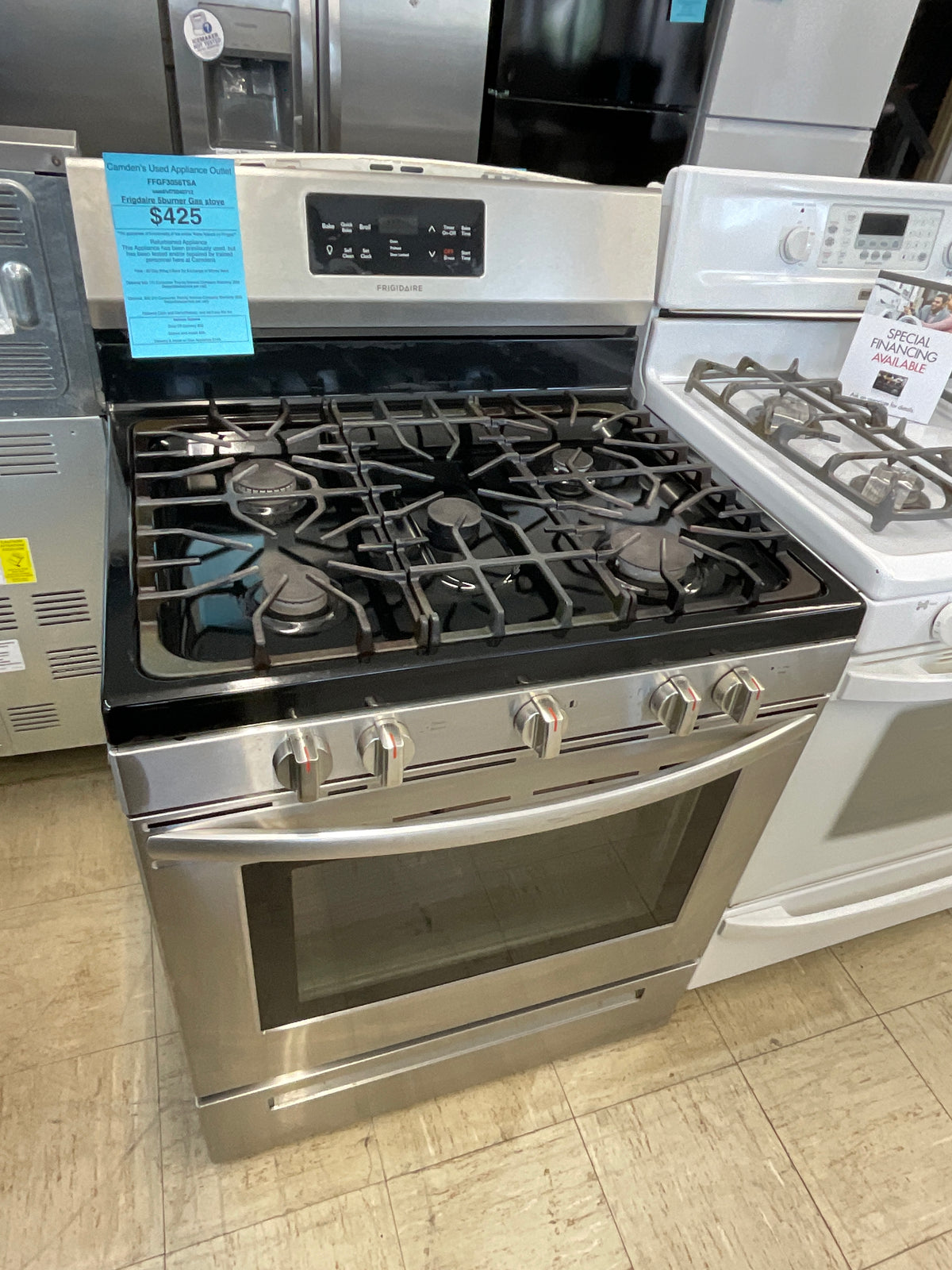 Frigdaire 5burner Gas stove