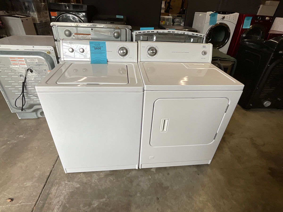 Roper Washer + dryer gas set