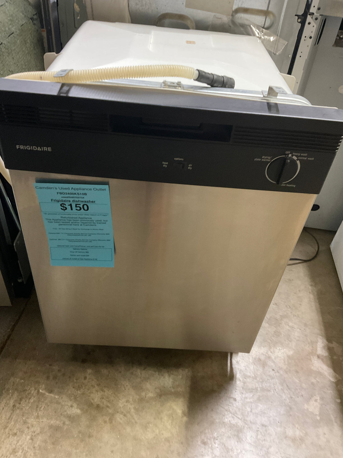 Frigidaire stainless steel dishwasher