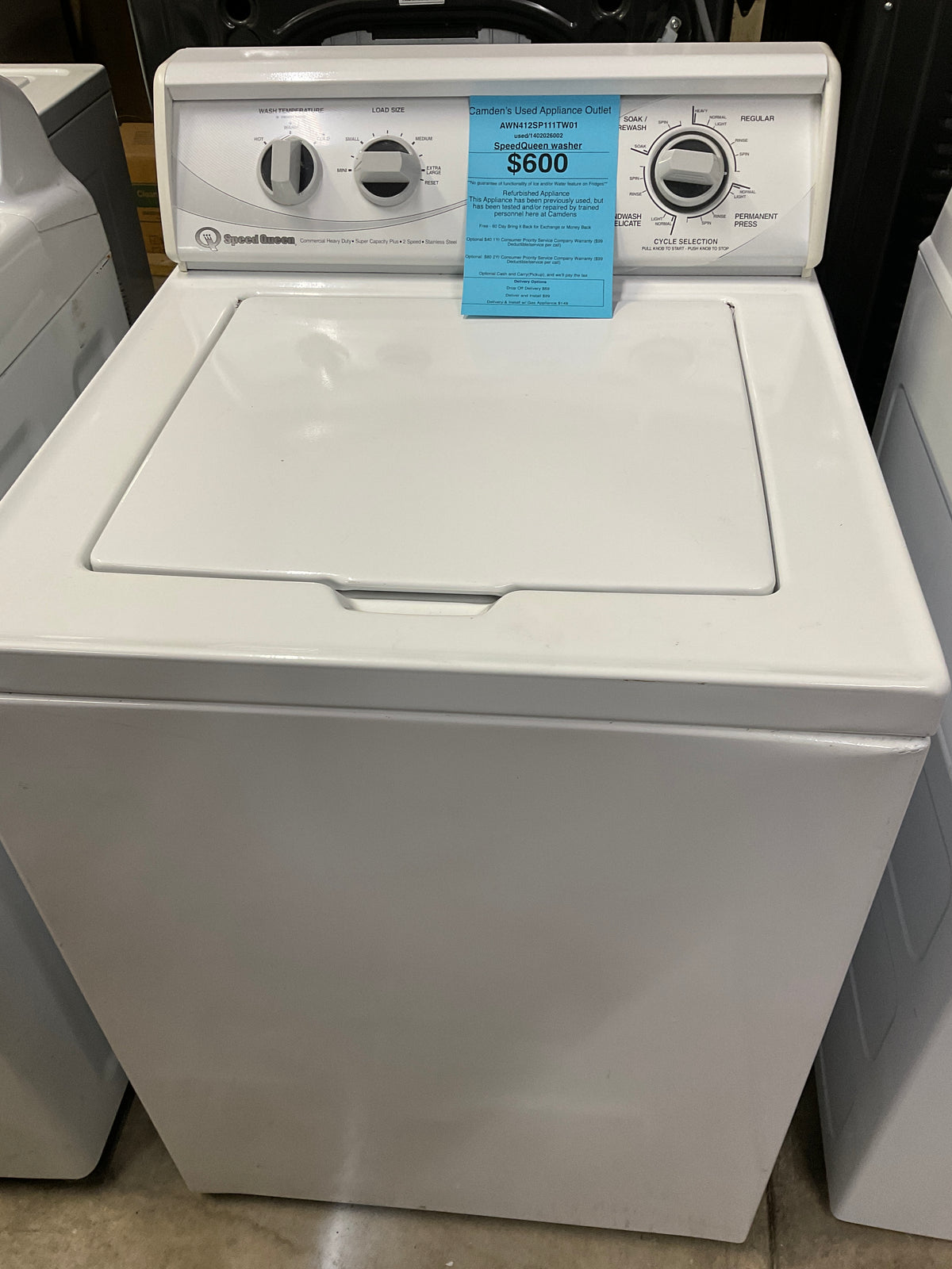 Speed Queen Washer