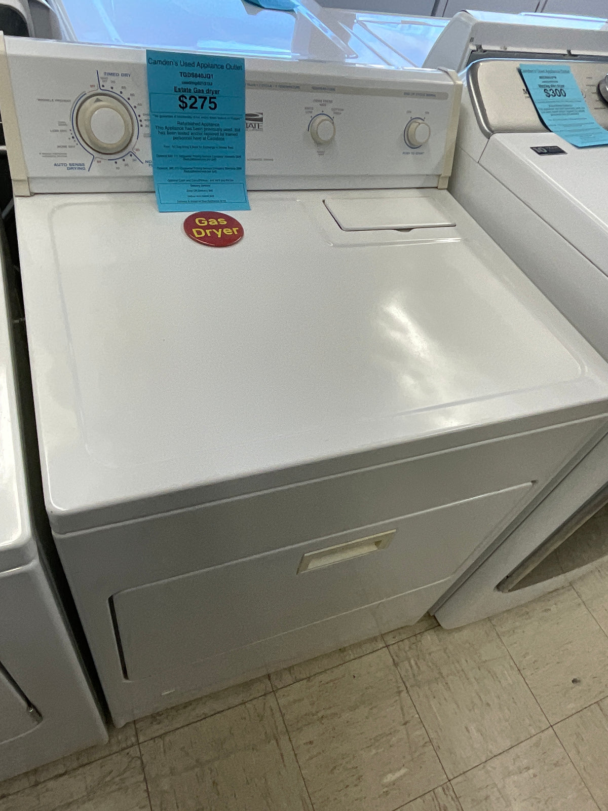 ESTATE Gas Dryer