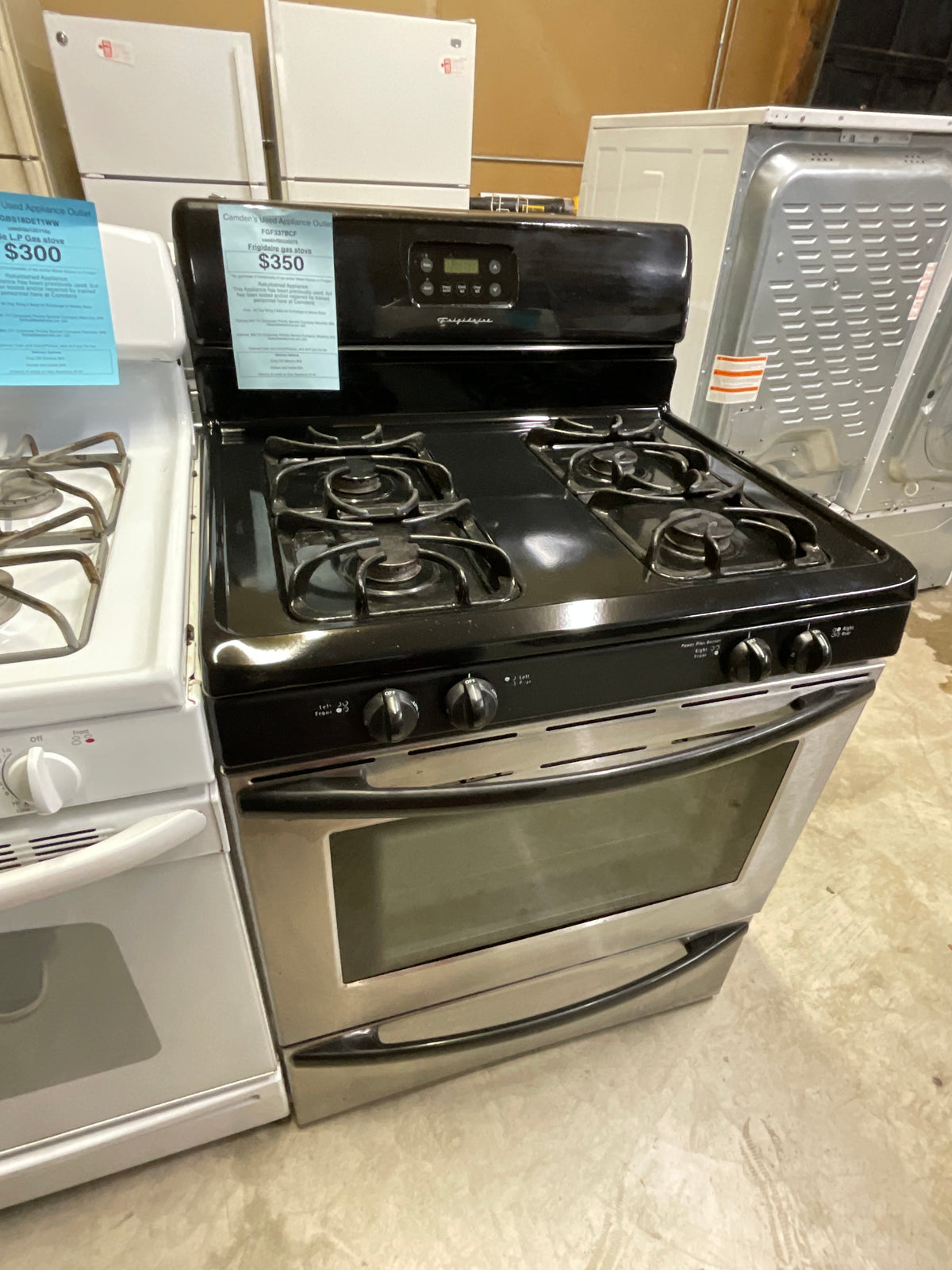 Frigidaire Gas stove stainless steel