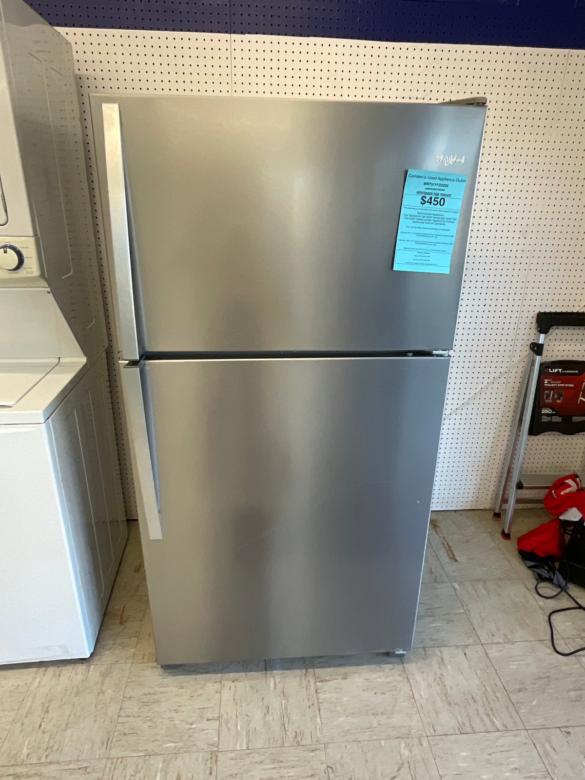 Whirlpool Stainless steel top mount