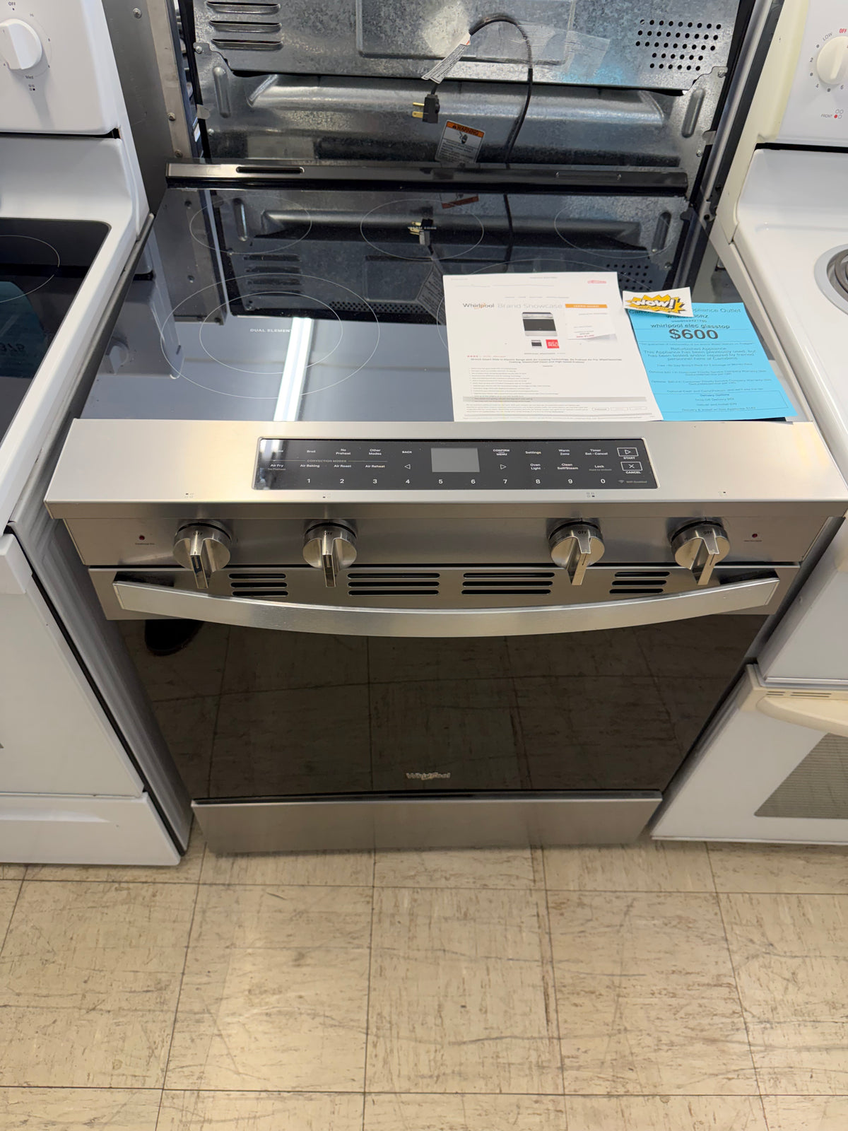 NEW Whirlpool Slide-In Electric Smoothtop Range