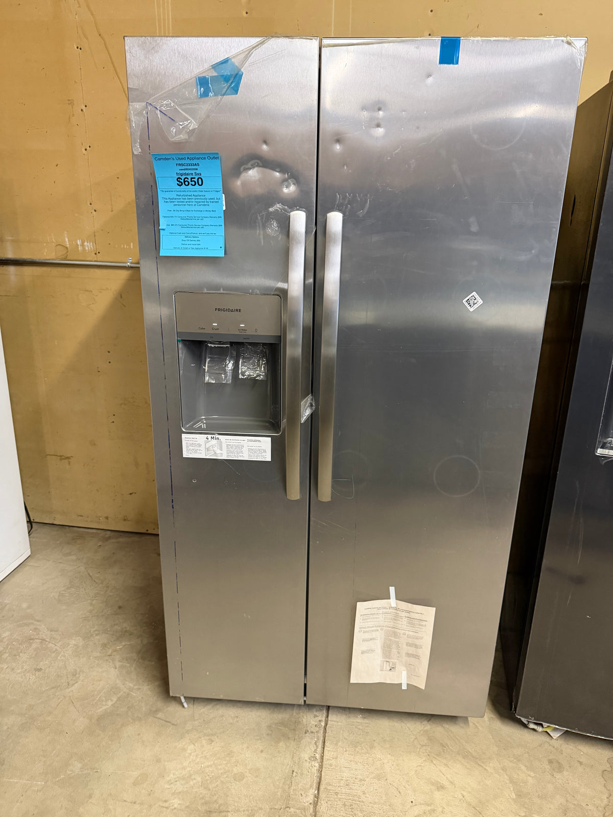 Frigidaire Stainless Side by Side Refrigerator